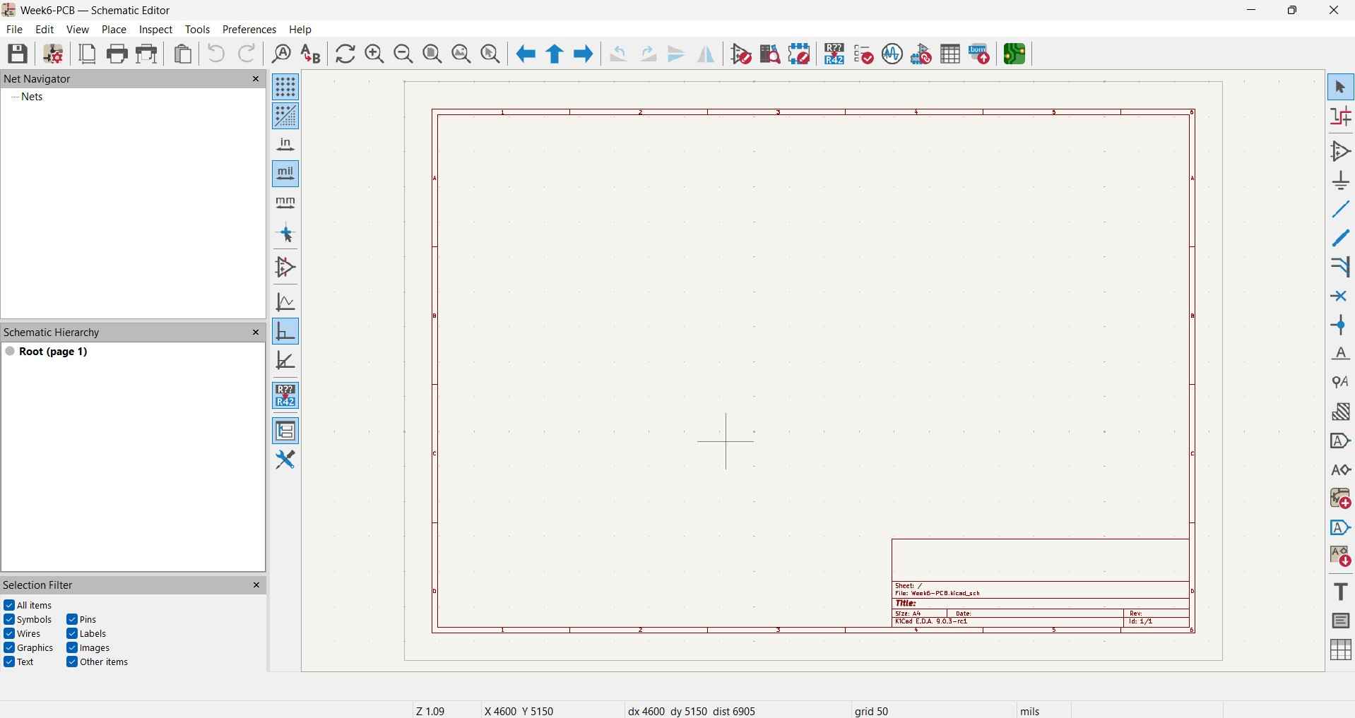 Schematic editor